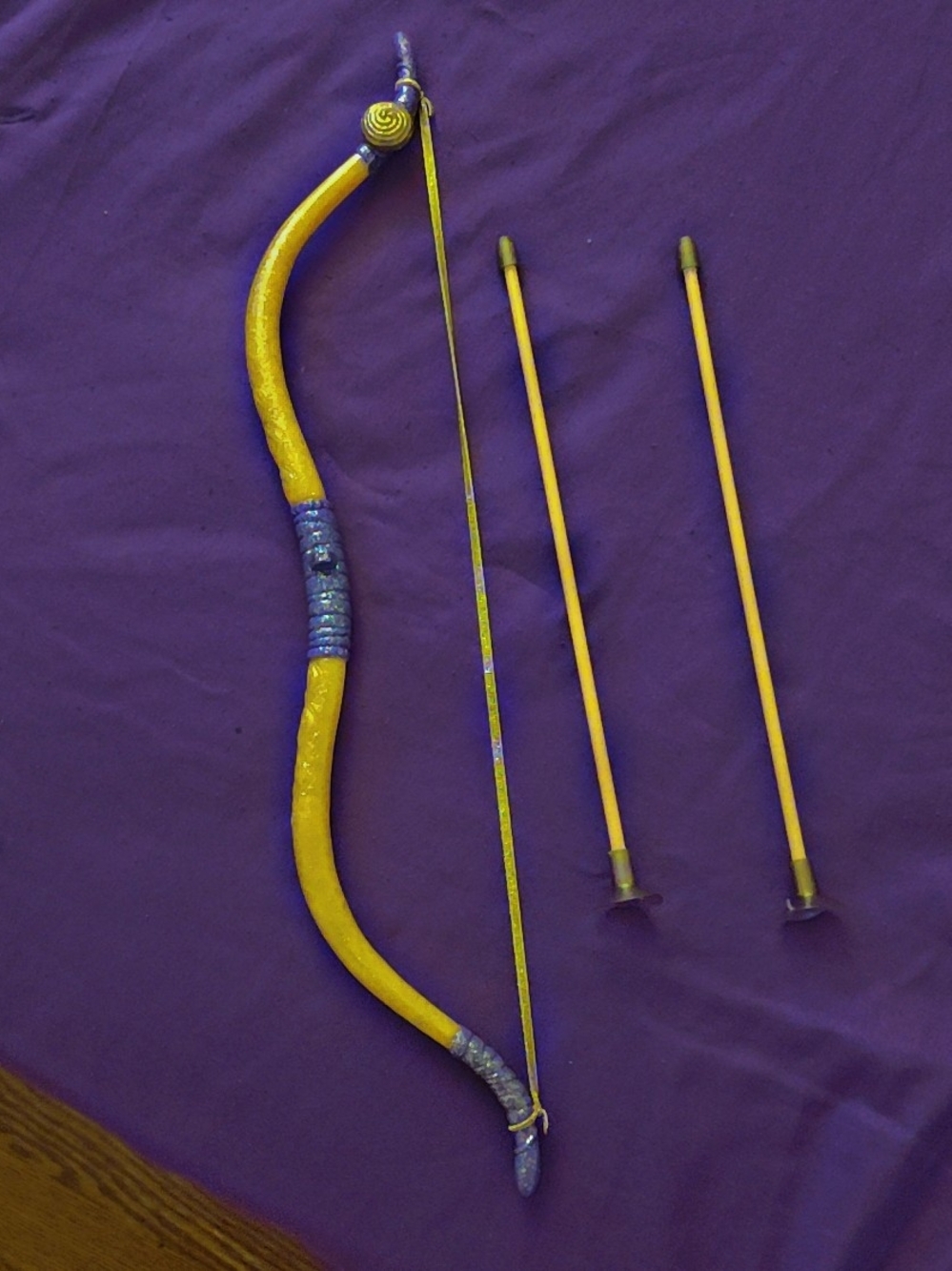 Yellow Bow with Arrows - Kids